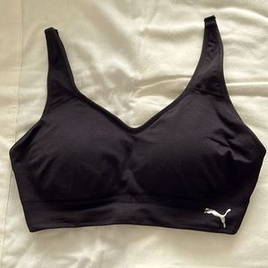 Black Puma Sports Bra